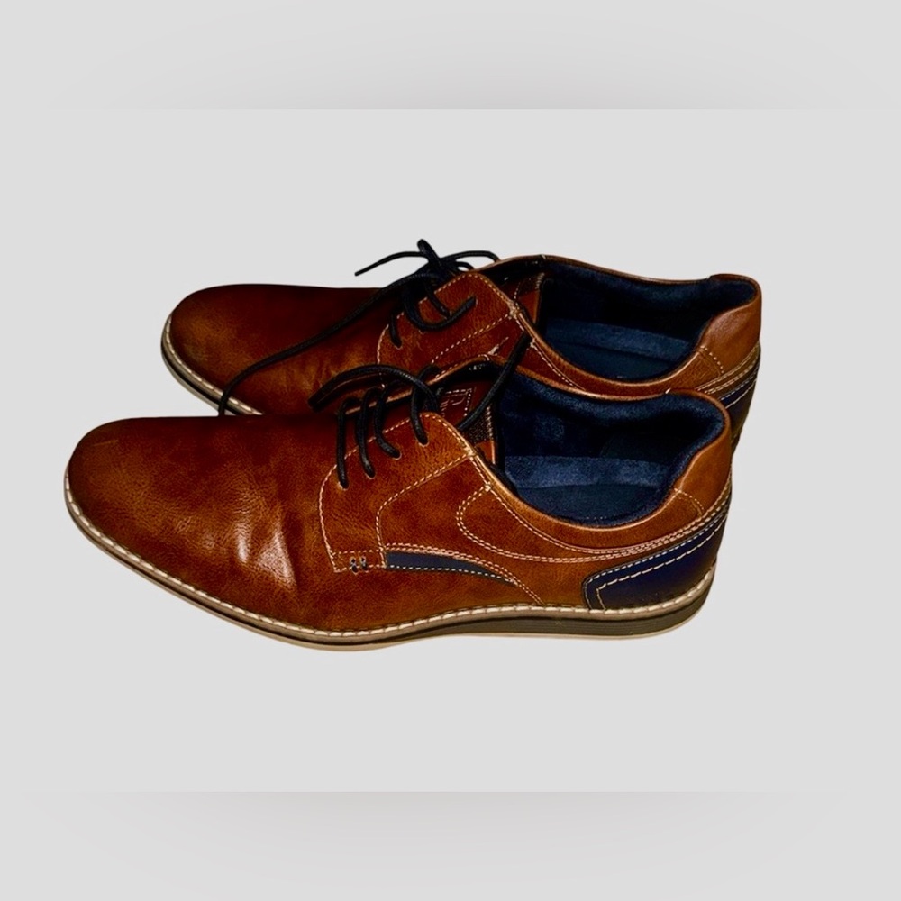 Classic Brown Leather freeman dress shoes